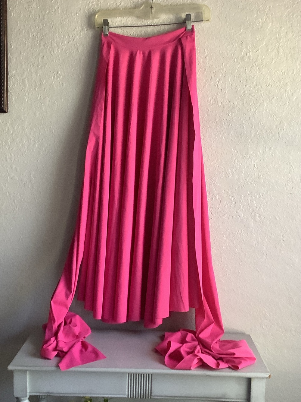 Blackmilk Bold Fuchsia Pink Maxi Wrap Dress - Picture 6 of 10